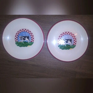 CENTURY STONEWARE Fannie's Farm Salad/Dessert Plate | 8" set of two